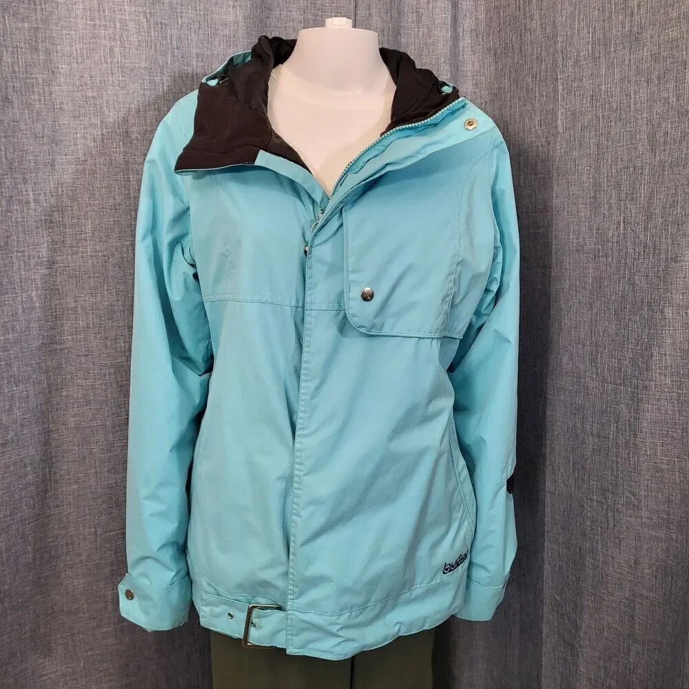BURTON Mutiny DryRide Insulated Snowboard Jacket Aqua Blue Teen Girl's L